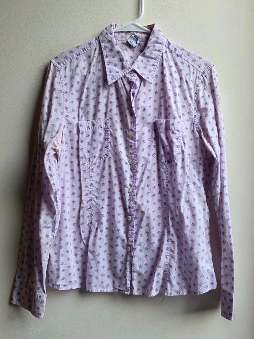 GAP Purple Button Down Shirt Size Large